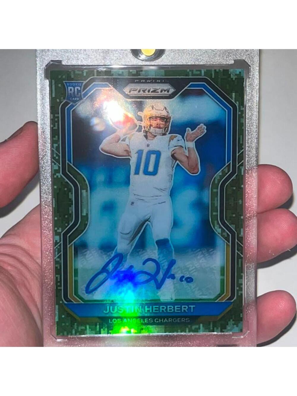 Custom Justin Herbert Camo Wave Auto RP Novelty